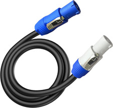 Powercon Power Cable AC Powercon Input to Output 12AWG 3 Pin Power Extension Cab picture