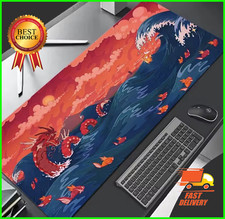 Shiny Red Gyarados Game Pokemon Playmat Desk Mat Pad Mousepad ANP658 picture