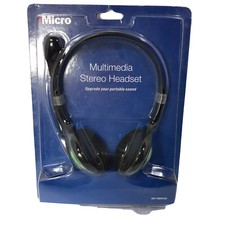 Micro Innovations Multimedia Stereo Headset -New in Package picture