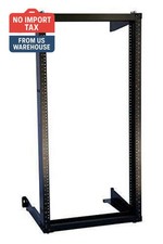 12U Wall Mount Open Frame 19'' Server Equipment Rack Threaded 15 inch depth Blac picture
