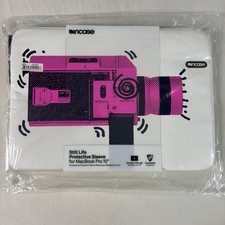 Incase Still Life Protective Sleeve MacBook Pro 15 Super 8 White Pink Camera New picture