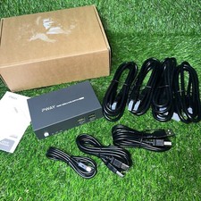 PWAY PW-S7201H2 GREATHTEK Dual Monitor HDMI KVM Switch 2 Port, 2 USB 2.0 Hub NOB picture