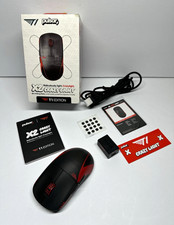 Pulsar X2 CrazyLight T1 Wireless Gaming Mouse Black/Red 32000 DPI 5 Btn picture