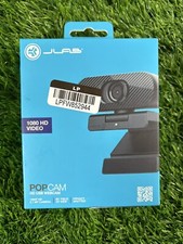 JLab GO POP Webcam, 1080p, 30 fps, Privacy Shutter - WPOPCAMRBLK124 picture