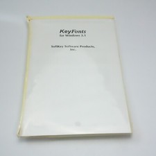 More Key Fonts For Windows 1.44MB Floppy 1994 Windows 3.1 Softkey Factory Sealed picture