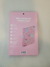 Kids Universal Tablet Case Unicorn Rainbow Pink Fits 7–11