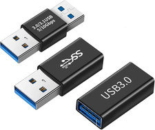 USB 3.0 Adapter Kit, USB 3.0 Female to Female and Male to Male and Female picture