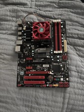 Biostar TA970 Desktop Motherboard WITH A Fx 6100 6 Core CPU And CPU Fan(NO RAM) picture