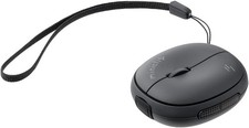 Ultra-compact, quiet, rechargeable Bluetooth mouse with 5 buttons, black, 400-MA picture