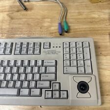 Compaq MX 11800 Mechanical PS2 Keyboard w/ Integrated Trackball Mouse Used  picture