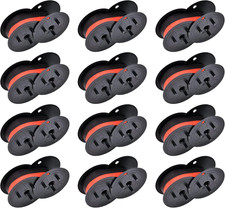 Calculator Ribbon Red/Black, 12 Pack, 18Ft X 0.5 In, Twin Spool | Calculator picture