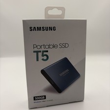 Samsung Portable SSD T5 500GB USB 3.1 Gen 2 USB-C External SSD, Encryption picture