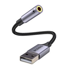 Adaptador de audio USB a conector Jack de 3.5 mm para PC portátiles picture