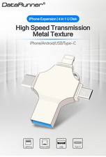 USB OTG 512G/256GB Flash Drive Stick 4 IN 1 Type C for i Phone Android iPad Lot picture