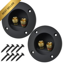 2PCS 3 Inch Speaker Terminal Cups 2 Way Spring Binding Posts Car Home Audio picture