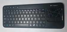 Logitech K400r Wireless Touch Pad Keyboard with Dongle Receiver Black picture