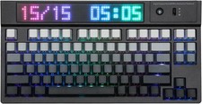 Epomaker DynaTab 75X Hot Swap Tri-mode RGB Mechanical Keyboard  with LED Screen picture
