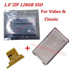 128GB 1.8“ Zif SSD + Case Replace For iPod Classic & Video MK1231GAL MK1634GAL picture