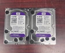 (Lot of 2) Western Digital Purple WD40PURX 4TB 5400RPM 64MB 6.0Gb SATA 3.5