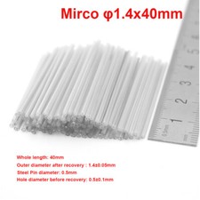 Mirco Dia 1.4mm Fiber Optic Fusion Splice Sleeves 40mm Heat Shrinks Tube 1000PCS picture