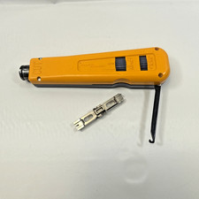 Fluke Networks D914 Impact Punch Down Tool /w EverSharp Single Blade Ethernet picture