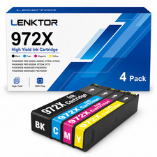 972X 4PK BK/C/M/Y High Yield Compatible Ink for PageWide Pro 452dw 477dw 577dw picture