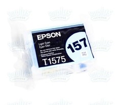 Genuine Epson 157 Light Cyan Ultrachrome K3 Ink Cartridge T1575 R3000 picture