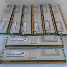 16GB TOTAL, 2gb X 8, HYNIX HYS72T256021EFA-3S-C2, 2RX4 PC2-5300F-555-11-B0, DDR2 picture