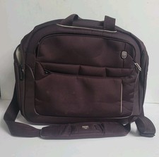 TUMI T-TECH TOP ZIP DELUXE DISCONTINUED LAPTOP PORTFOLIO BRIEFCASE Brown  picture