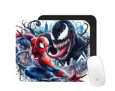 Venom & Spider-Man Mouse Pad | Dark vs Hero Desk Mat | Custom Comic Gift picture