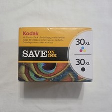 Kodak 30XL Black & Tri-Color Ink Cartridge Combo Pack CAT8257131 - New Sealed picture