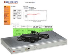 Spectracom 9288 Netclock IPv4 & IPv6 NTP Network Time Server with 115/230V PSU picture