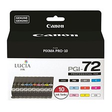 Canon 6402B007 LUCIA PGI-72 Ink Cartridge Set 10 Colors picture