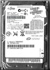 Fujitsu MHV2100BH 100GB Sata Hard Drive P/N: CA06672-B24500C1 F/W: 0080892C picture