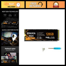 128GB M.2 NVMe SSD, PCIe Gen3 x4 Internal Hard Drive, 1130/400 MB/s, Laptop & PC picture