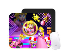 Princess Peach Mouse Pad – Cute Gamer Girl Desk Mat picture