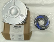 Overture PETG 3D Printer Filament Black / 1.75 mm  And PLA Blue 1.75mm Filament picture