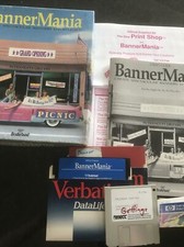 Banner Mania Creative Workshop Series 3.5 + 5.25 IBM Tandy MS DOS 2.1.  picture