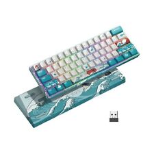 HITIME XVX M61 60% Mechanical Keyboard Wireless, Ultra-Compact 2.4G Rechargea... picture