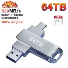 USB 3.2 Flash Drive High Speed 2TB 16TB 64TB Type-C 2-in-1 OTG Pendrive U Disk picture