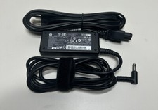 LOT of 10 Genuine HP 45W BLUE TIP AC Adapter Charger 19.5V  w/ Power Cord Tested picture