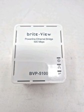 Brite-View LinkE Mini 500 Mbps Powerline Ethernet Adapter Bridge- BVP-5100 -Used picture