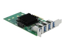 Delock PCI Express x4 Card 4xExternal USB 3.0 Quad Channel Cavo 89048 picture