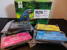 952XL 4 Pack Ink Cartridge All In One OfficeJet Pro HP Printers Compatible New picture