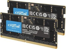 Crucial 32GB Kit (2x16GB) DDR5 5600MHz Laptop Memory CT2K16G56C46S5 picture