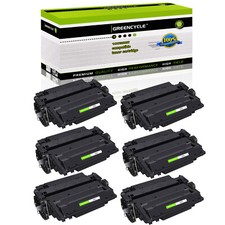6 PK CE255X 55X Toner Cartridge For HP LaserJet P3015 P3015d P3015dn P3015n picture