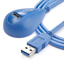 StarTech 5ft Desktop SuperSpeed USB 3.0 A to A M/F Extension Cable USB3SEXT5DSK picture