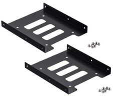 Ruaeoda 2.5 to 3.5 SSD Mounting Bracket 2 Pack, Metal Hard 2 pack, 2 Pack picture