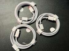 3X Genuine Apple OEM A2795 Braided Type-C to Type-C Charging Cable USB-C 1M picture