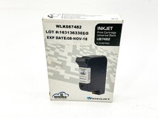 New Videojet WLK667482 Inkjet Printer Cartridge Universal Black UB7482  picture